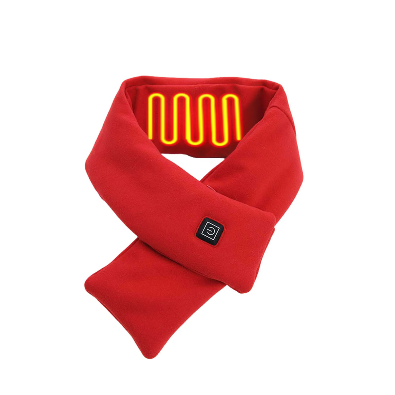 

Women Man Winter Outdoor Smart Electric Heating Scarf Neckerchief Safety Three Level Adjustments Heated Warm Thermal Scarfs