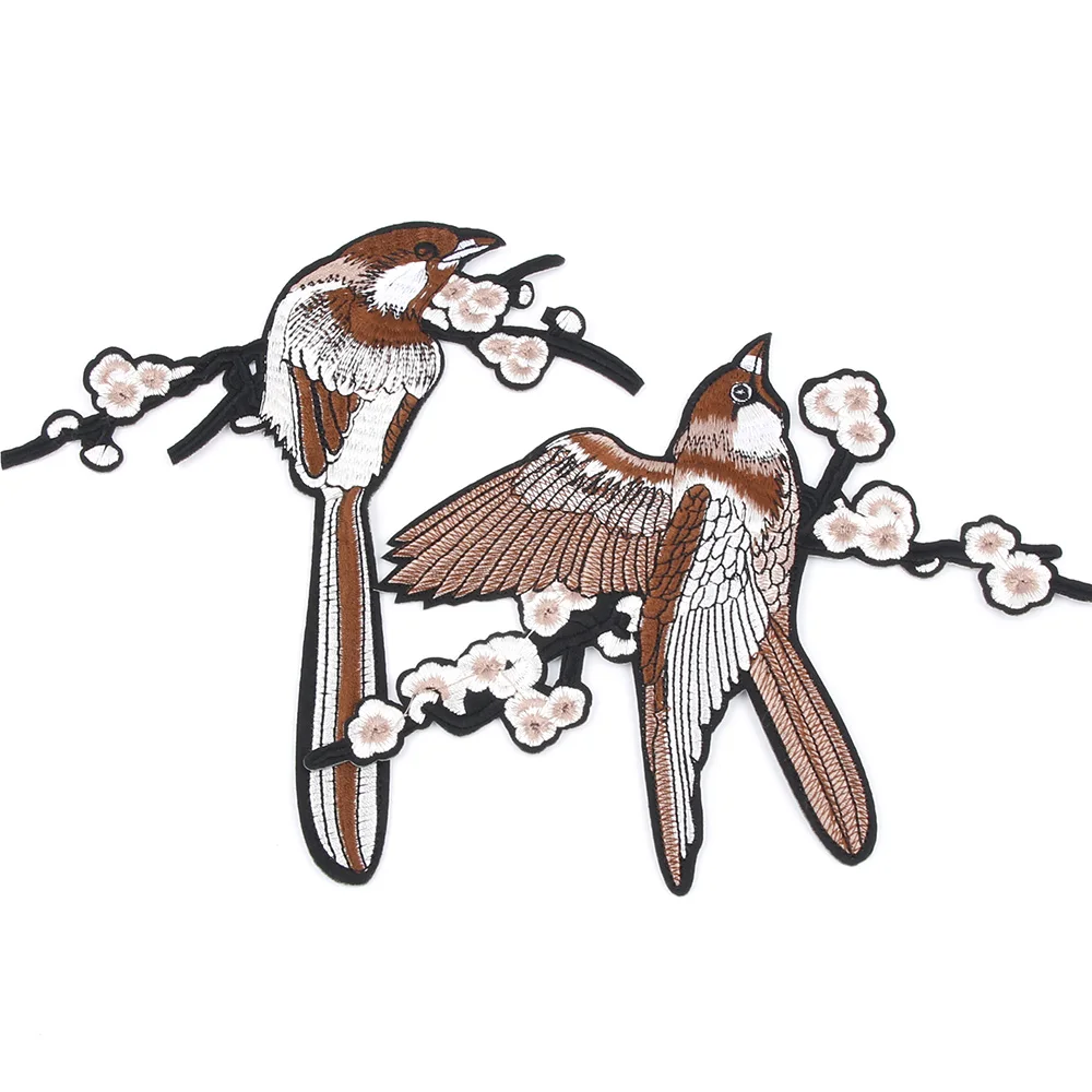 Комплект детской одежды из 2 частей с цветочным принтом птица девочек на