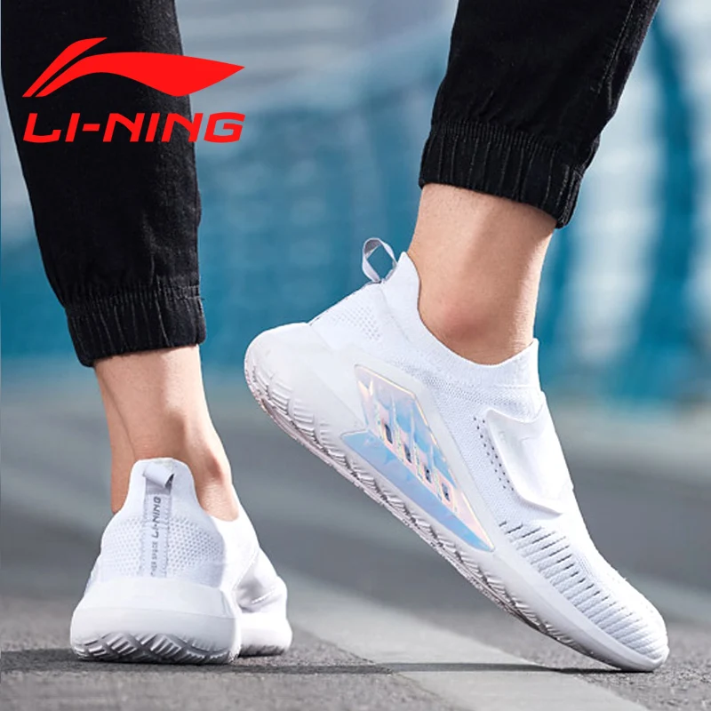 Туфли Li Ning мужские прогулочные стильная дышащая спортивная обувь с подкладкой из