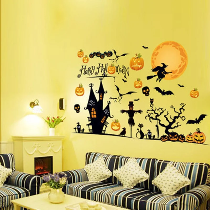 

Halloween Window Clings Decorations Stickers Halloween Decals For Windows Glass Walls Charm