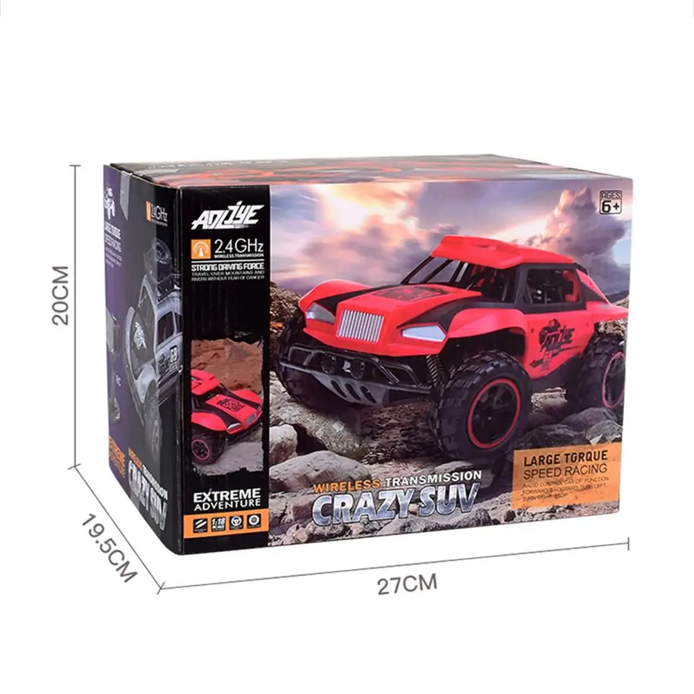 New 25KM/H 1/18 RC Remote Control Car 2WD Waterproof Good Performance Rechargeable Batteries Racing Toy for Children | Игрушки и хобби