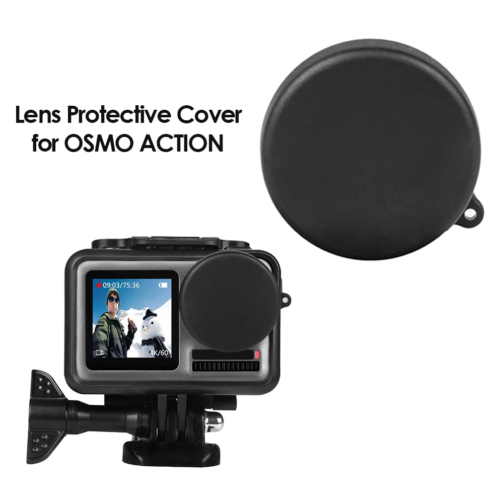 Крышка для объектива экшн-камеры ручная пластиковая мягкая крышка переноски