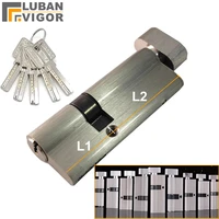 special customsecurity door center asymmetry lock cylinder with knob plastic steel aluminum alloy door eccentric lock core