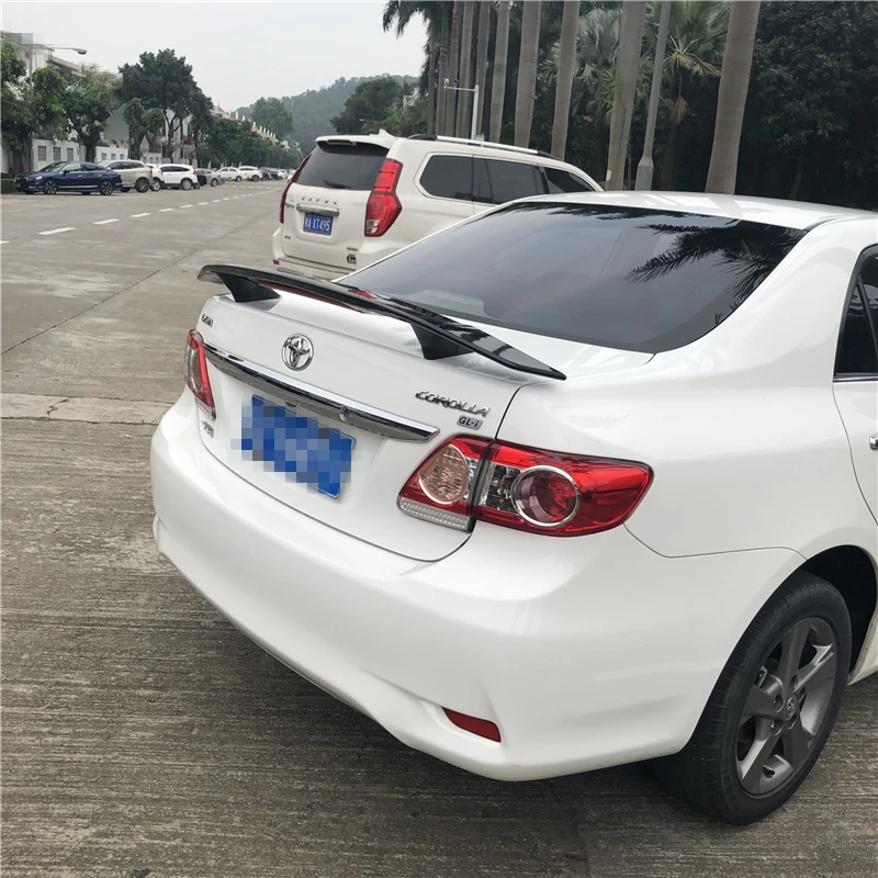 Спойлер для Toyota Corolla Sport ABS Материал заднего крыла автомобиля праймер цвет