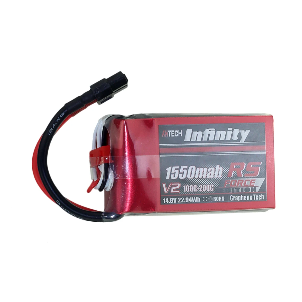 Аккумулятор Infinity 4S LiPo 1550mAh RS R5 V3 1500mAh 1150mah 120C 110C 14,8 V с разъемом SY60 XT60 RC Lipo - Цвет: 1550mah RS V2 120C