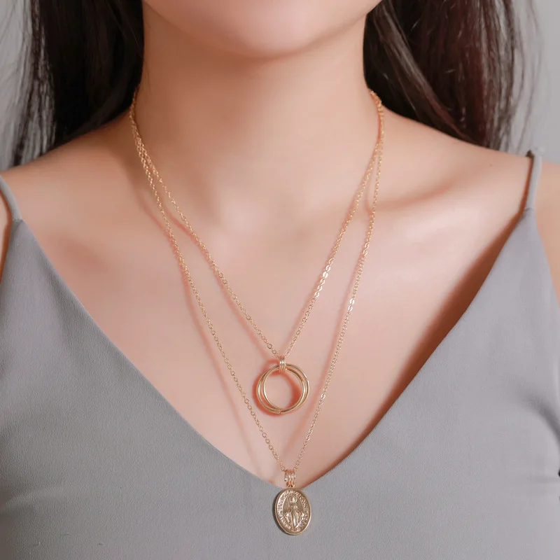 1 шт Бесплатная доставка Новая мода сердце лист Луна цепь ожерелья Кристалл