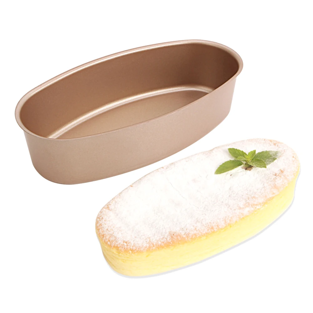 

Cooking Easy Clean Kitchen Tools Carbon Steel Baking Mold DIY Toast Pan Home Cheese Cake Dessert Bread Oval Non Stick Breakfast