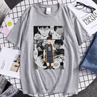 Футболка Haikyuu Kageyama Tobio мужская с японским футболки с аниме рисунком, Повседневная брендовая рубашка в стиле хип-хоп, мультяшный Топ в стиле Харадзюку, лето 2021