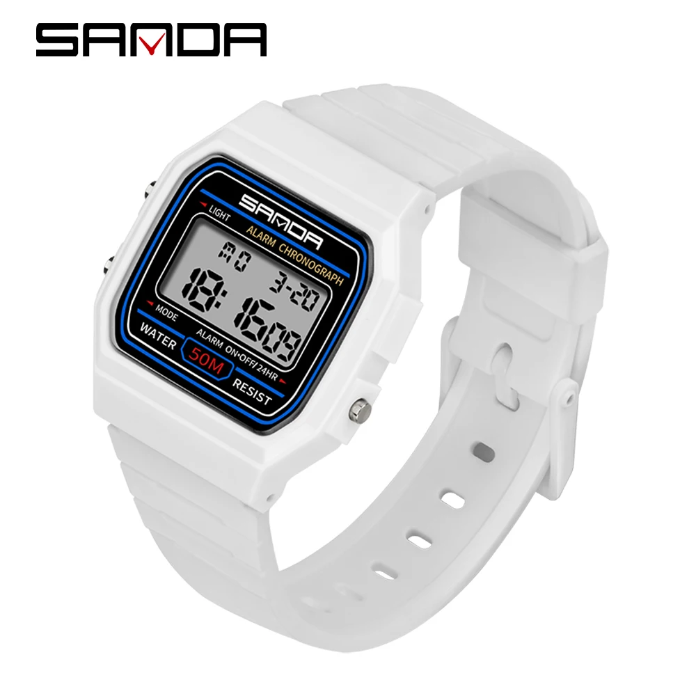 SANDA Kids Watches Anti-Shock 5Bar Waterproof Outdoor Sport Children Watches Fashion Digital Watch Relogio Masculino