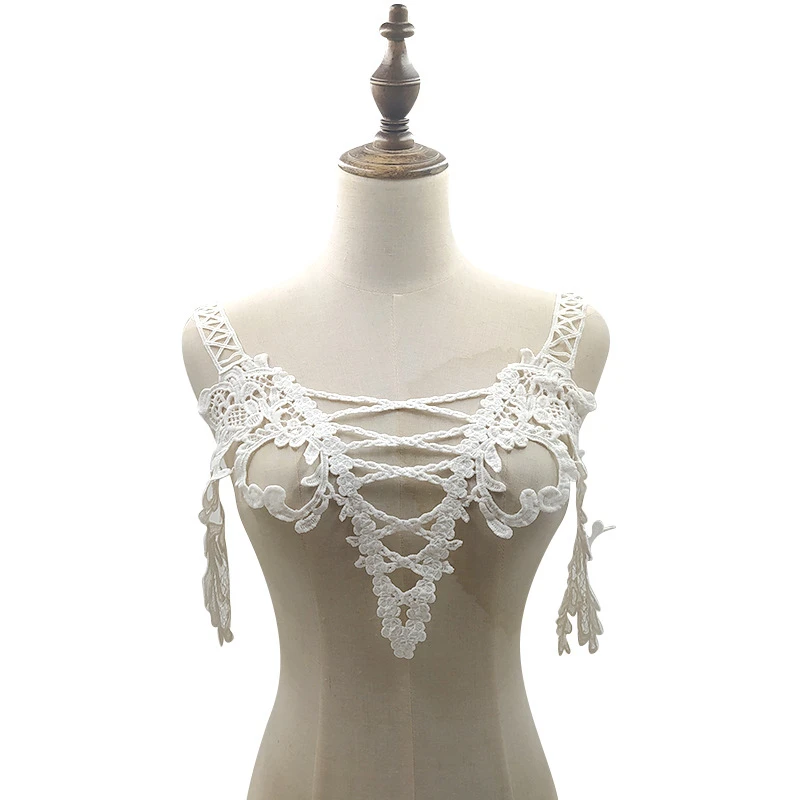Модный водорастворимый кружевной воротник с вышивкой одежда сделай сам корсаж