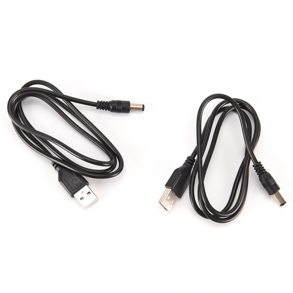 

2 шт./лот шнур питания USB к DC5.5 DC Cable, медная зарядная линия, портативные Кабели USB к DC Line