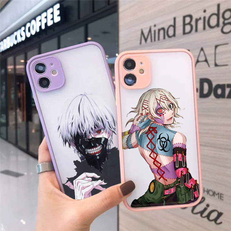 

Japanese Anime Tokyo Ghoul Japan Suave TPU Phone Case for IPhone 12 XR X XS 11 Pro Max 7 8 6 6S Plus Se2 Back Fundas Coque Cover