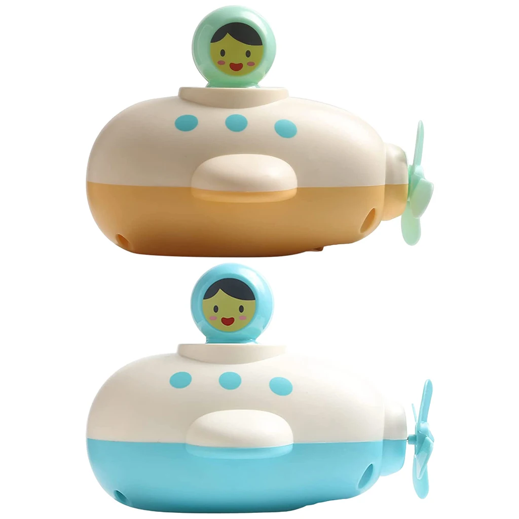 

Cute Baby Submarine Toy Bath Toys Clockwork Floating Toys for Children Kids Toddlers Bath Toy
