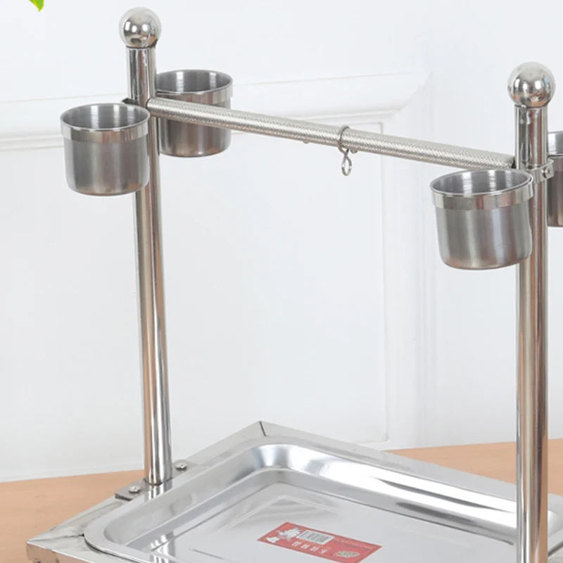 Игровая площадка из нержавеющей стали в виде попугая аксессуары для птиц игровой