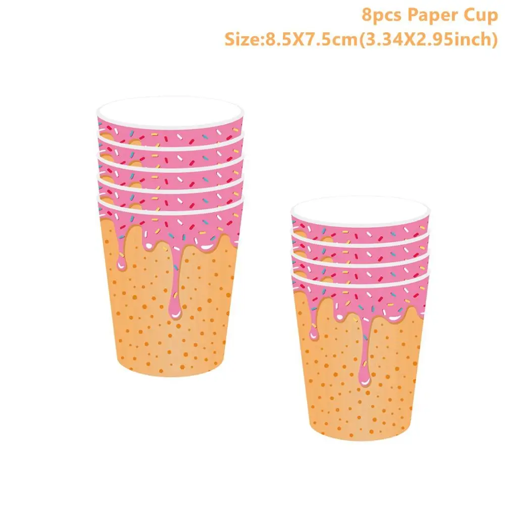 Donut Cups Taoup 10 шт. кремообразные изделия из смолы для украшения пончиков вечерние принадлежности для вечеринок на день рождения детский Декор для душа DIY ремесла для телефона - Цвет: Donut Cups