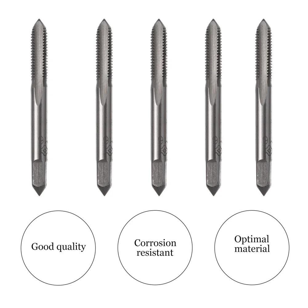 

5 Pairs Taper Tap Handhold Tap Screw Tool Durable Metric Threading Tool