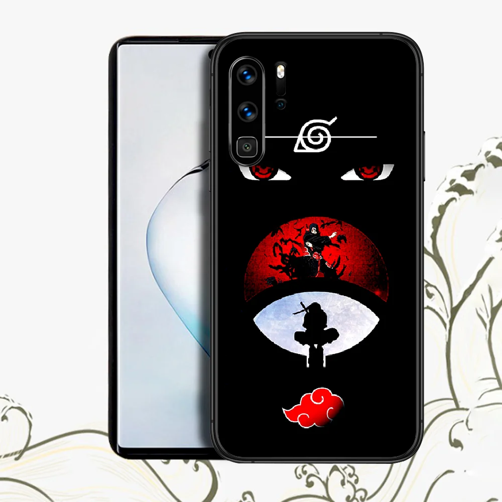 

Anime Akatsuki Itachi N-NARUTO Huawei P Mate Smart 9 10 20 30 40 Lite Z Y7 2019 Pro For Phone Case black Cover Soft Etui Trend