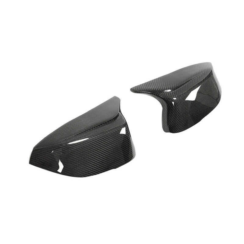 

Carbon Fiber Rear View Mirror Housing Ox Horn Cover-Side Mirror Cover for Infiniti Q50 Q70 Q60 Qx30 2014+