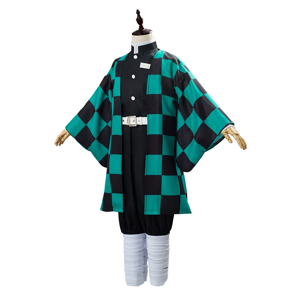 (В наличии) Детский костюм для косплея из аниме рассекающий демонов кимоно плащ