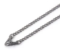 gunmetal bag chain metal chain purse strap handbag strap chain for bagspurses both ends with clips cable chain jewelry chain ba