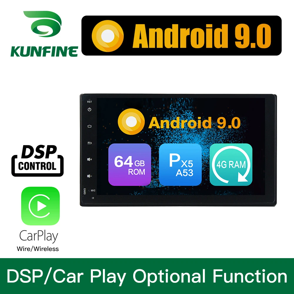 Android 9 0 Восьмиядерный 4 Гб ОЗУ 64 ПЗУ автомобильный DVD GPS навигатор мультимедийный