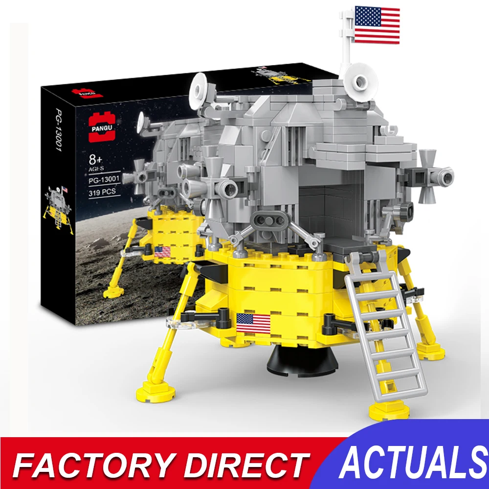 

High Tech Apollo Lunar Lander Building Blocks Model Diy Star Plan Space Shuttle Discovery Moc Expert Bricks Toys For Gifts Kids