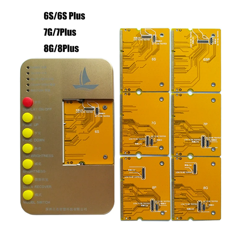 6s to 8plus Тестер для ЖК-экрана тестовая плата для iPhone MAX XS XR X Экран Дисплей 3D сенсорный датчик окружающего света цвет восстановление тест ing - Цвет: 6s to 8plus