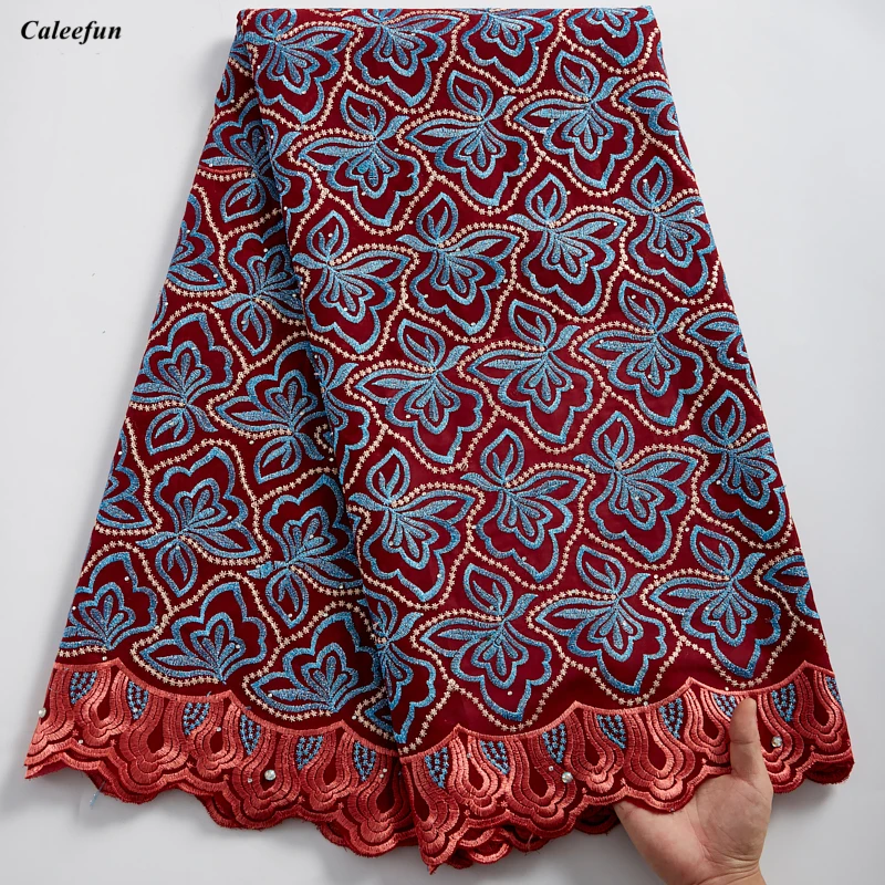 Африканская сухая кружевная ткань швейцарская вуаль с камнями швейцарское