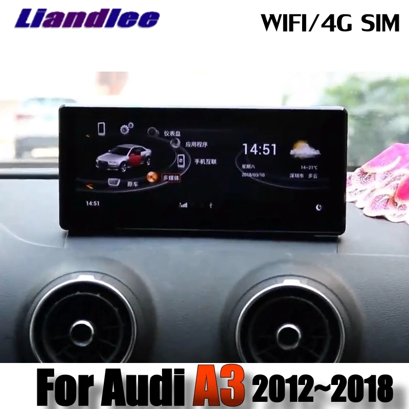Liandlee автомобильный мультимедийный плеер NAVI для Audi A3 S3 RS3 8V 2012 ~ 2018 MMI оригинальная