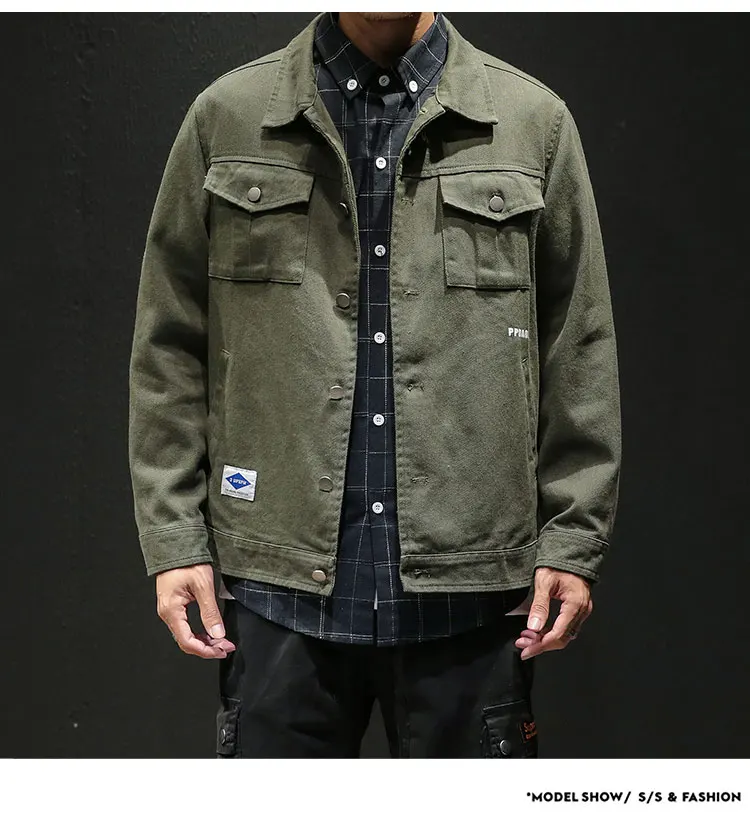 Корейский Стиль одежда с большими Размеры куртка в стиле милитари 5XL Мужские