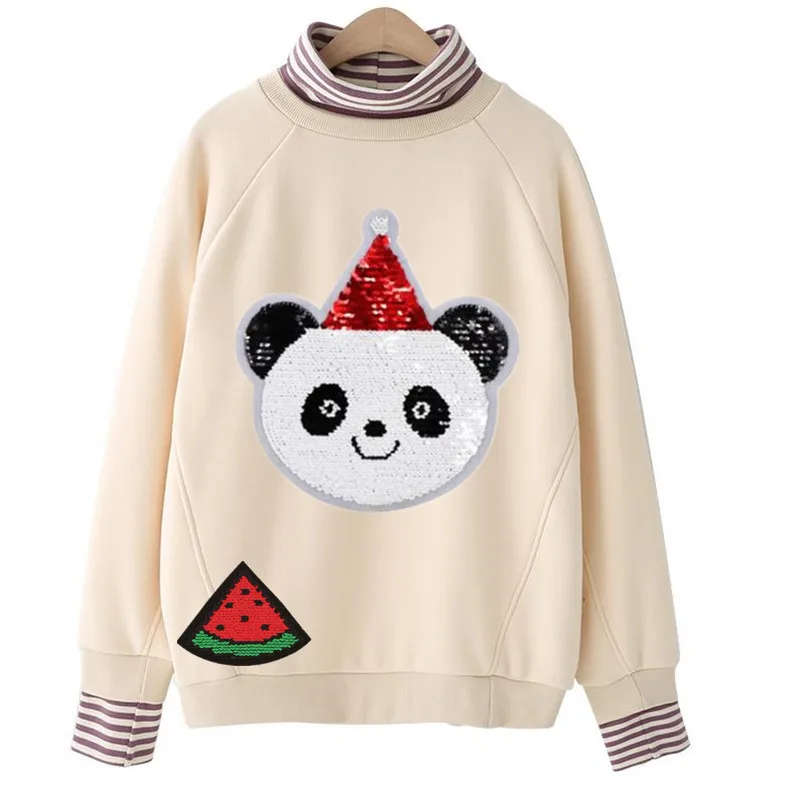 Нашивки Реверсивные изменения цвета блестки аппликация для одежды аксессуары