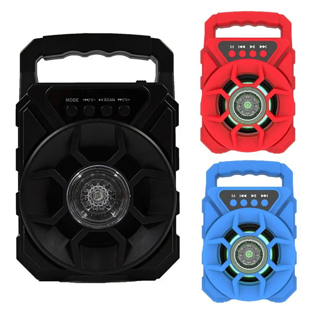 

Портативный динамик с FM-радио, Bluetooth 5,0, светодиодный светильник кой