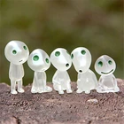 Каучук Принцесса Мононоке светящееся дерево эльфы миниатюрный пейзаж для украшения дома 6 различных видов елфов