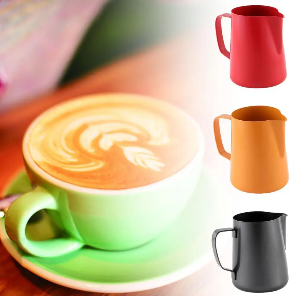 

400ml Stainless Steel Milk Frothing Pitcher Coffee Cup Frother Jug for Latte Art