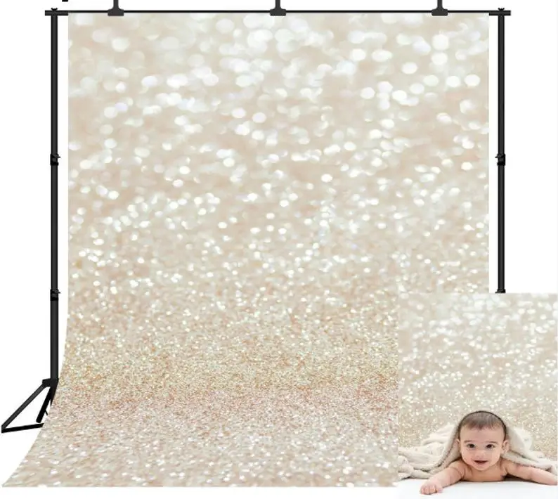 HUAYI фотография фон новорожденный ребенок Фото Сияющий Блестящий студия День