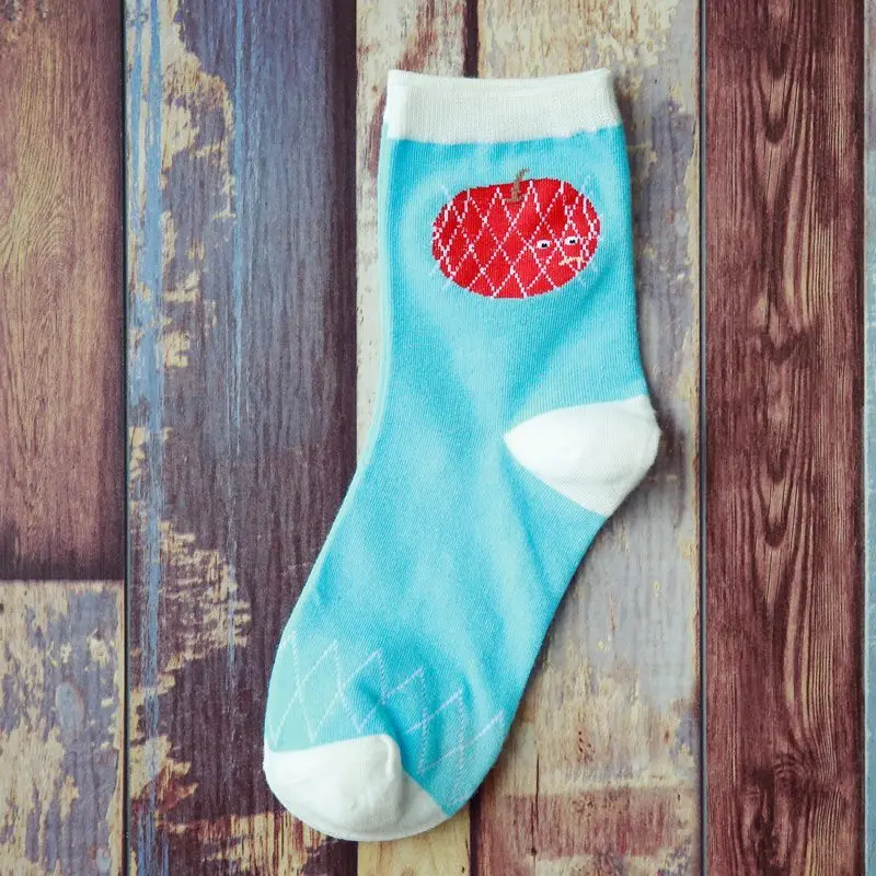 1 пара Женская летняя и осенняя стильная футболка с изображением персонажей