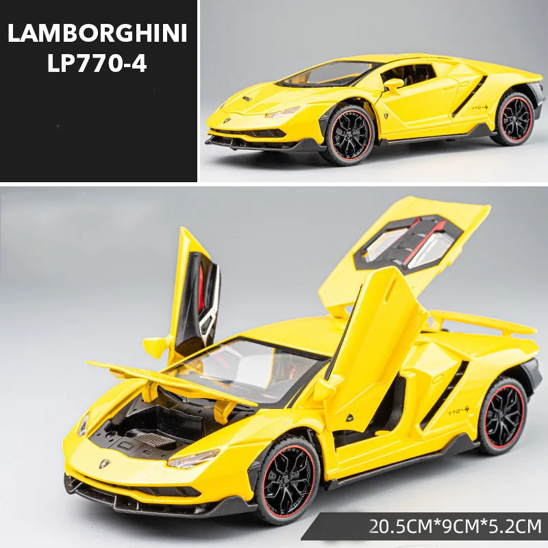 

1:24 Lamborghinis Simulation Alloy Car Model Diecast Scale toy Car Models Metal Model Toys for kids Gifts