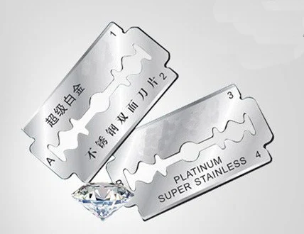 10 шт. лезвие из стали для бритья бровей нержавеющая сталь двойной ручной нож