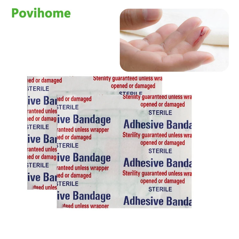 

10/30/50pcs Transparent Band-Aids Waterproof Bandage Adhesive Bandage First Aid Kit Breathable Security Protection Band 37x37mm