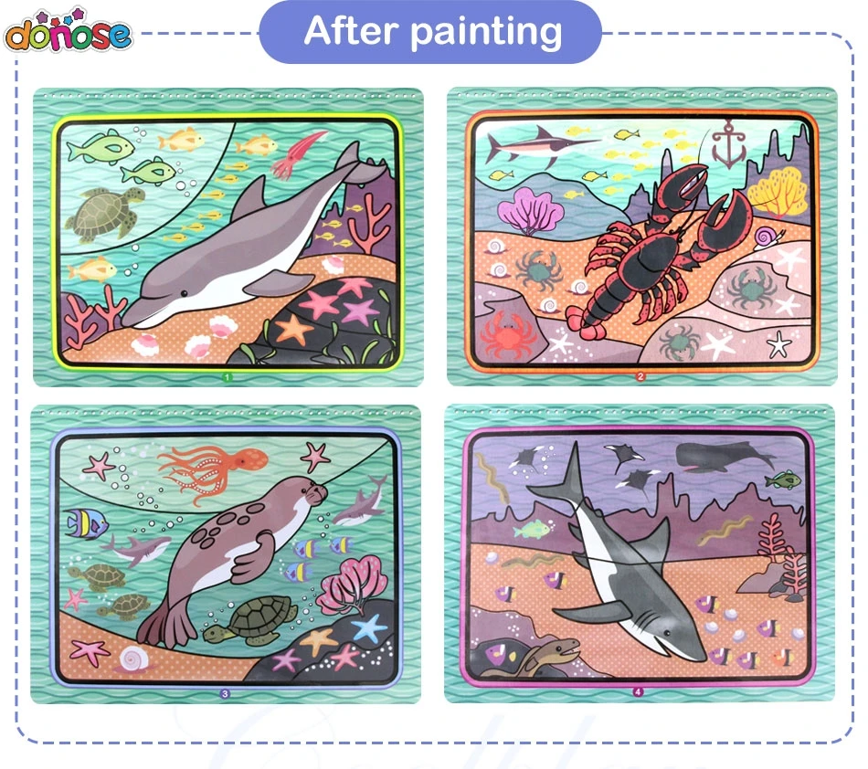 Волшебная книжка для рисования водой раскраска и волшебная ручка доска детей