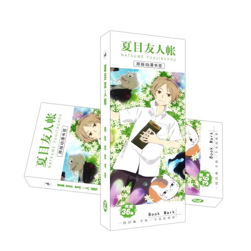 36 шт./компл. Natsume yuujinchou бумажная Закладка канцелярские закладки держатель книги