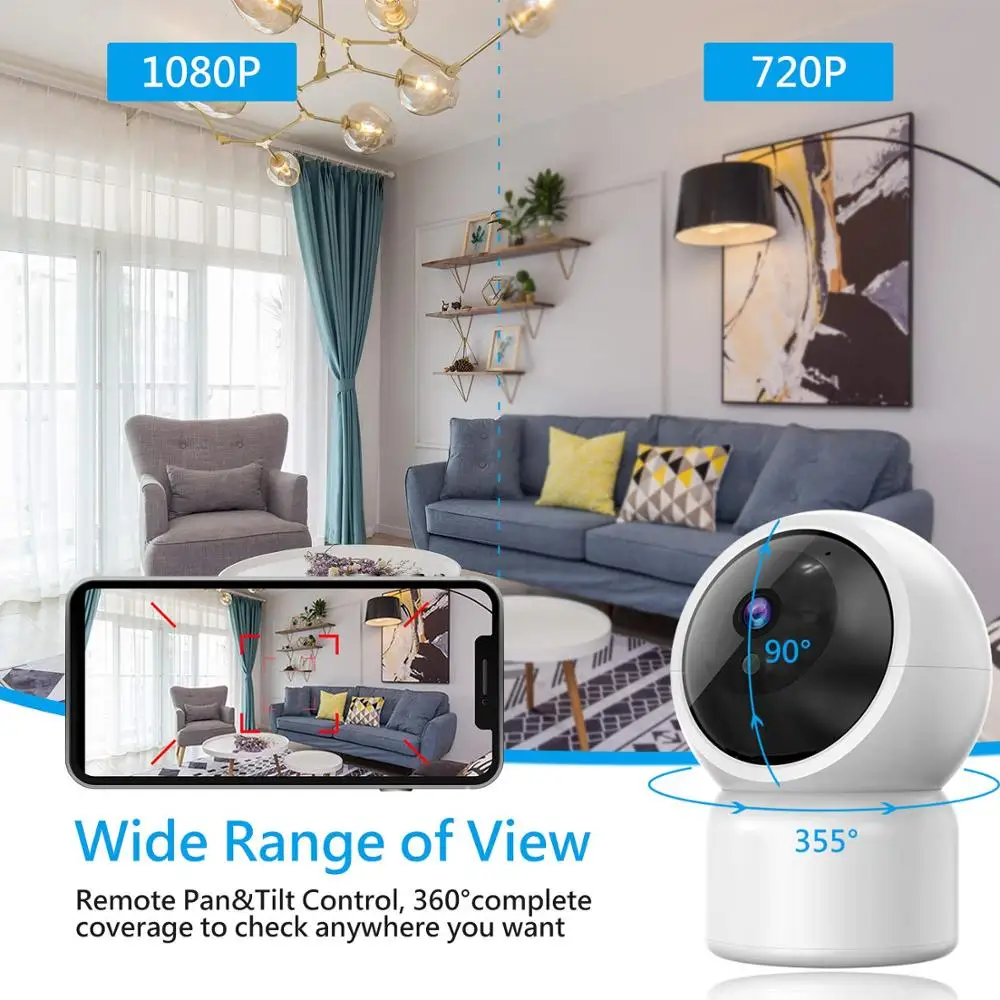 BESDERSEC 1080P облачная беспроводная домашняя камера Wifi ip с автоматическим