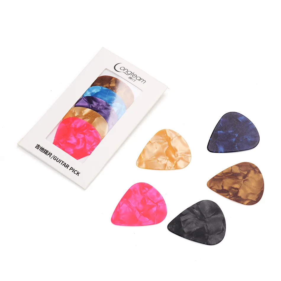 Набор для гитары 5 штук целлулоидная гитара Shrapnel выбор цвета Pick s музыкальный