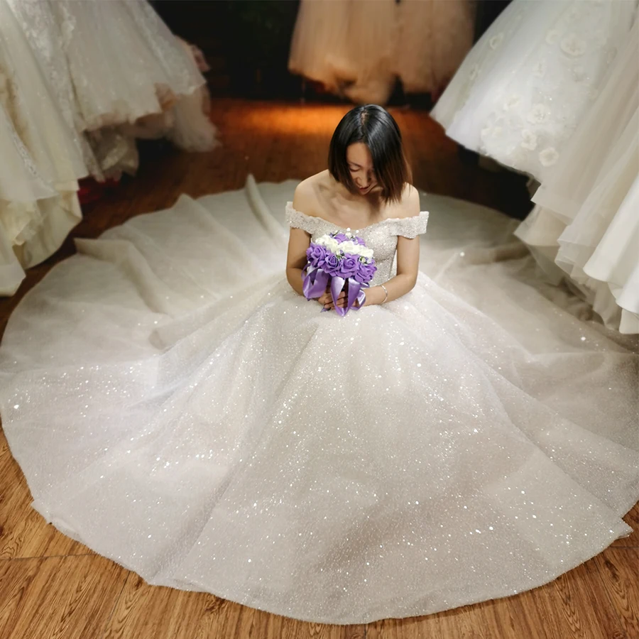 2020 новый дизайн роскошное свадебное платье с бусинами Дубай шикарное невесты