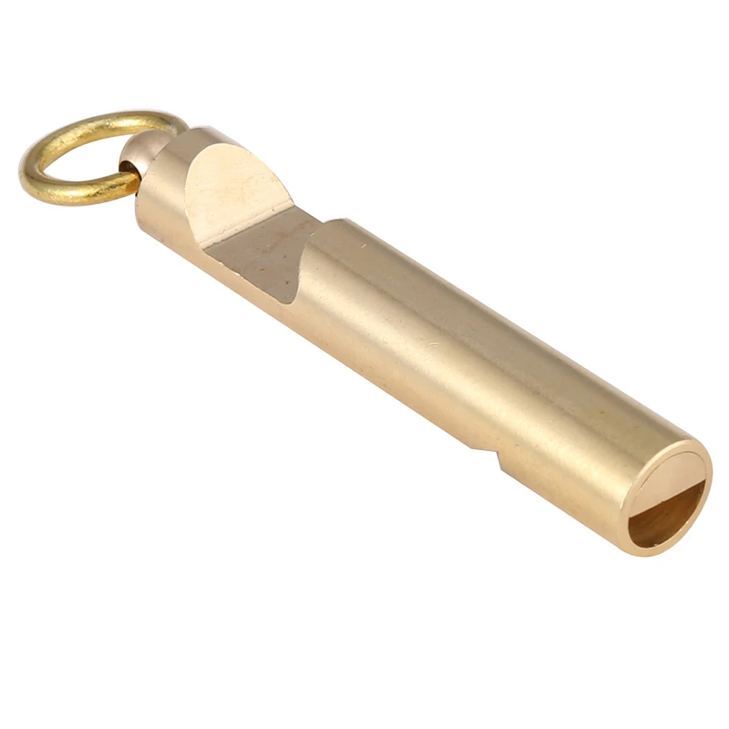 2-in-1 Whistle Bottle Opener Mini Handmade Polishing Brass Keyring Keychain Pendant Outdoor Camping Hunting Multi-tool | Спорт и