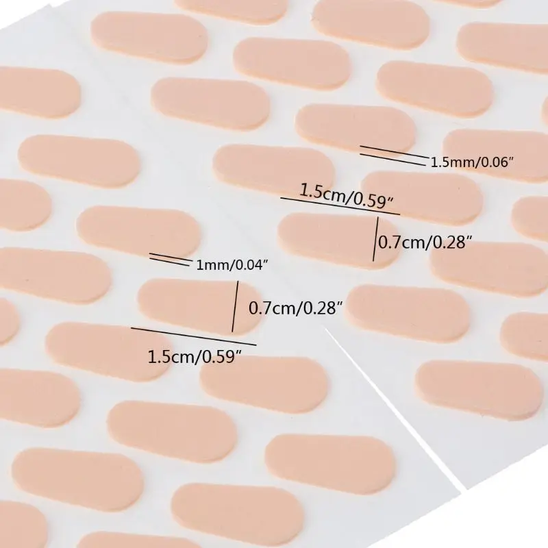 

12Pcs Soft Foam Nose Pad Self Adhesive Anti-Slip Eyeglass Sunglasses Nose Pads