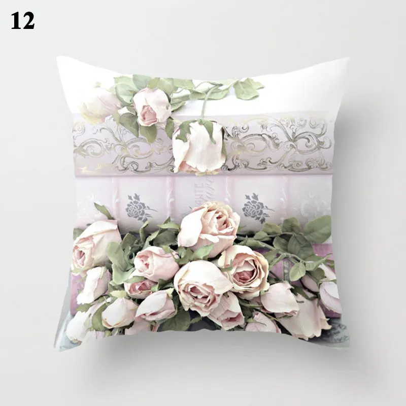 

New Printing Series Waist Pillowcase Well-designed Sofa Supplies Washable Non-fading Pillow Cover Colorful Home Decoration