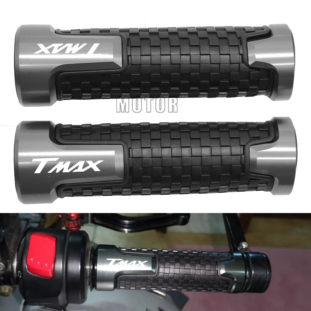 For Yamaha TMAX500/TMAX530 01-18 TMAX 530 SX/DX 17-18 T-MAX 500 7/8&quot22mm Motorcycle Anti-Slip Handle Bar Handlebar Hand Grips |