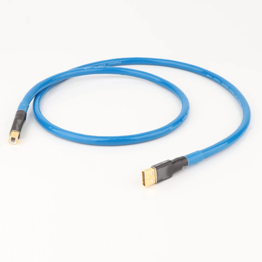 

X404 99.998% OFC посеребренный USB-кабель USB2.0 от A до B цифровой аудио DAC-кабель, Профессиональный USB-кабель 2,0 аудио USB Turntab