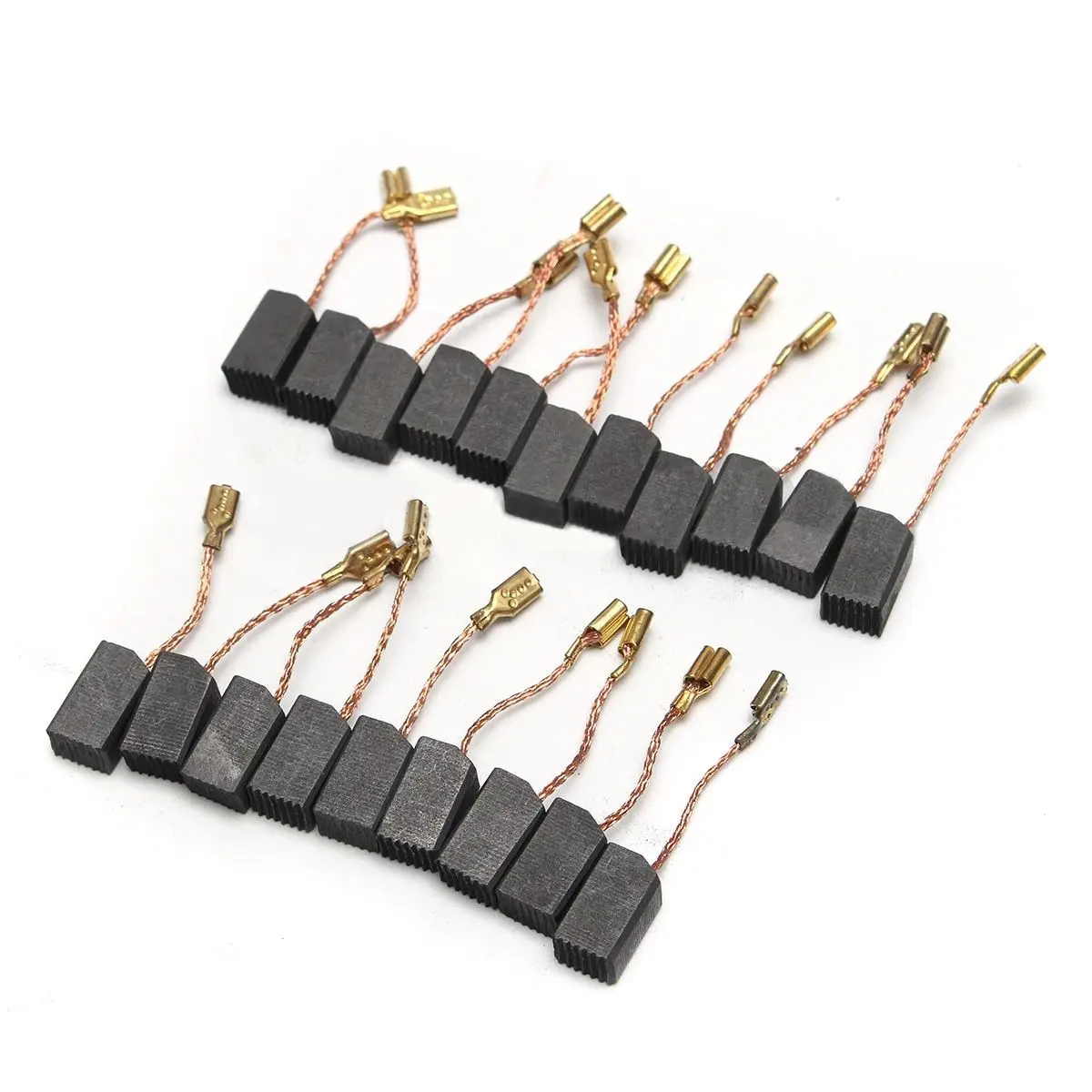 

20Pcs Carbon Brushes Set 6mm*8mm*14mm For Electric Drill Electric Motor Power Tools Angle Grinder Accessories